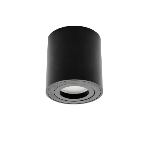 Bogen GU10 surface mounted cylinder, matte glass, black - Image 2
