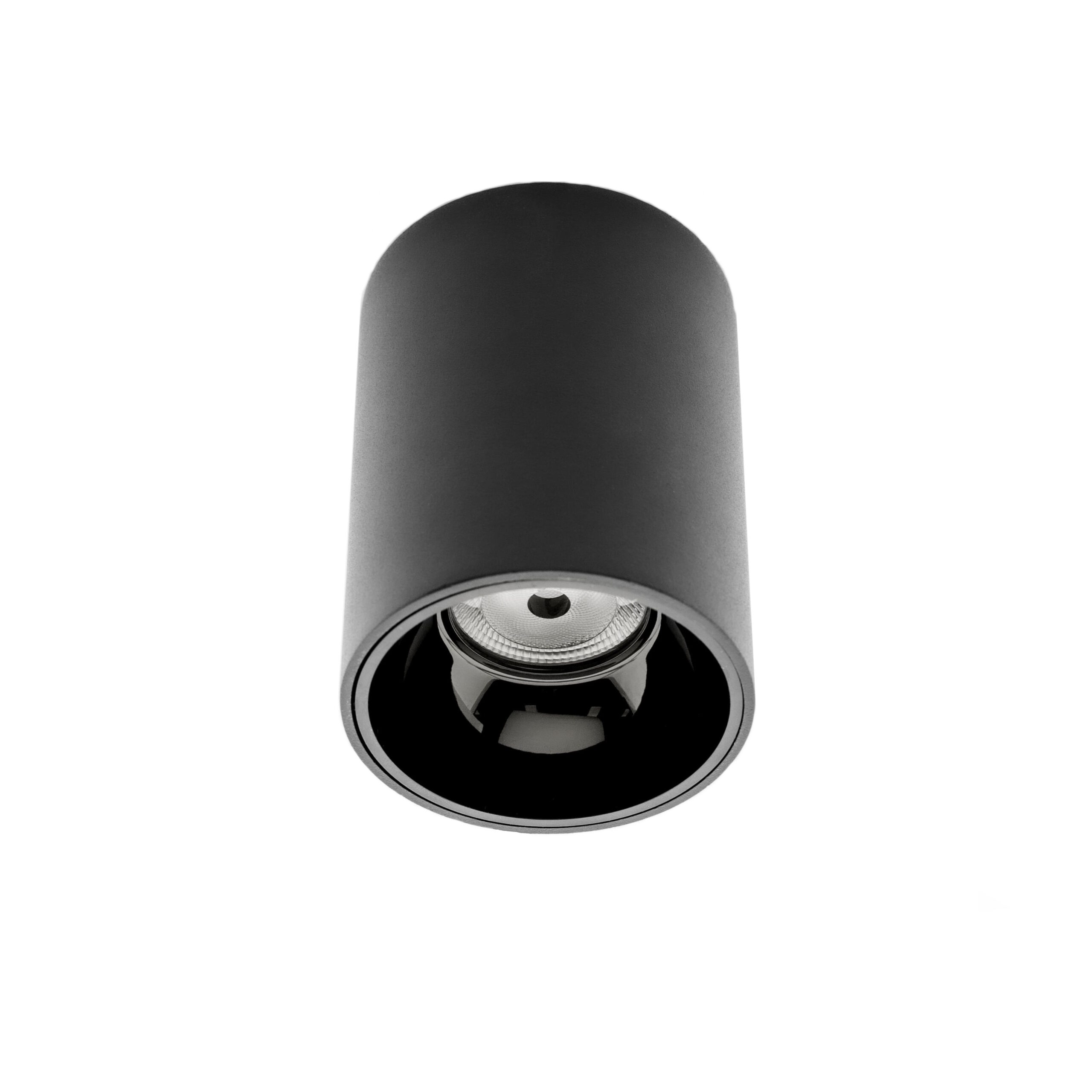 LED surface mounted light BERGEN 10W, 3000K, UGR19, IP65, Ø75x100mm, black
