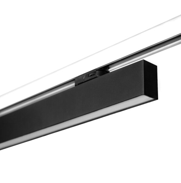 LED track light Duo-Line linear 40W, 3500K, 120°, 1000mm, 3F, black