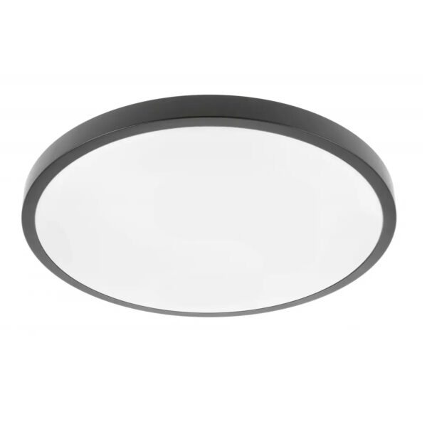 LED ceiling light ATOL 32W, 4000K, 2560lm, 120°, IP54, Ø400mm, black