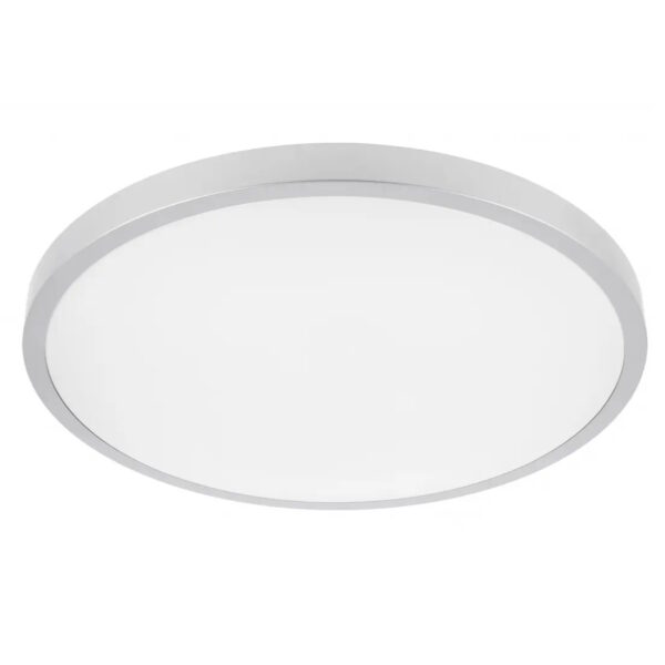 LED ceiling light ATOL 32W, 3000K, 2560lm, 120°, IP54, Ø400mm, silver