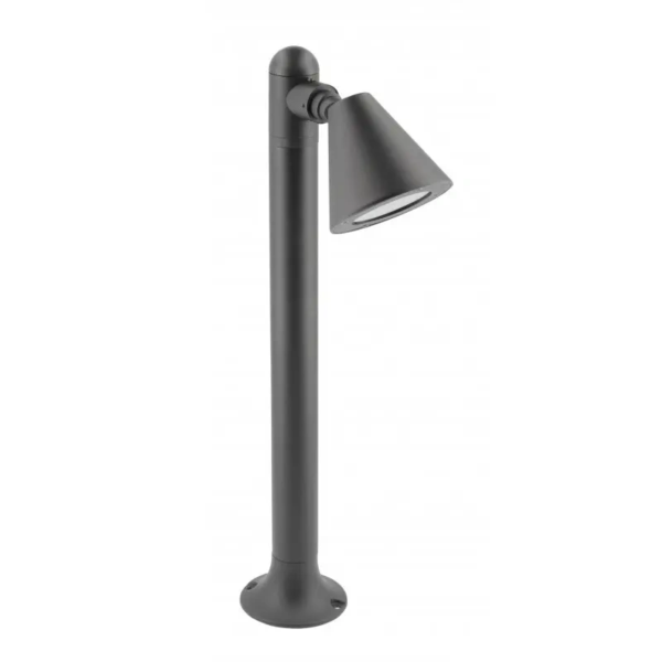 Garden light LUSTINO-P 50 GU10, 80cm, IP44, graphite grey