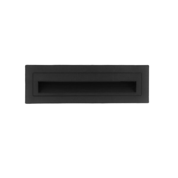 LED recessed stairlight TREFFURT 6W, 3000K, IP65, black - Image 2