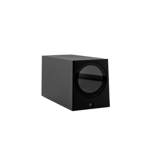 LED outdoor light HAMM 2xGU10, IP44, square, black
