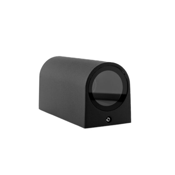 LED outdoor light HAMM 2x GU10 round, IP44, black