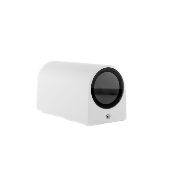 LED outdoor light HAMM 2x GU10 round, IP44, white