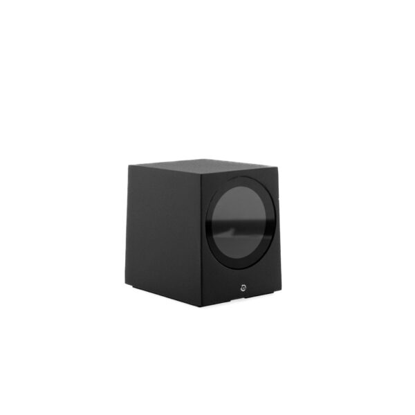 LED outdoor wall light HAMM GU10, IP44, square, black