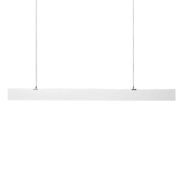 LED Linear light FJD DIP switch 32W/36W/40W, 4000K, 4900lm, 65°, UGR<19, 1200x50x85mm, white