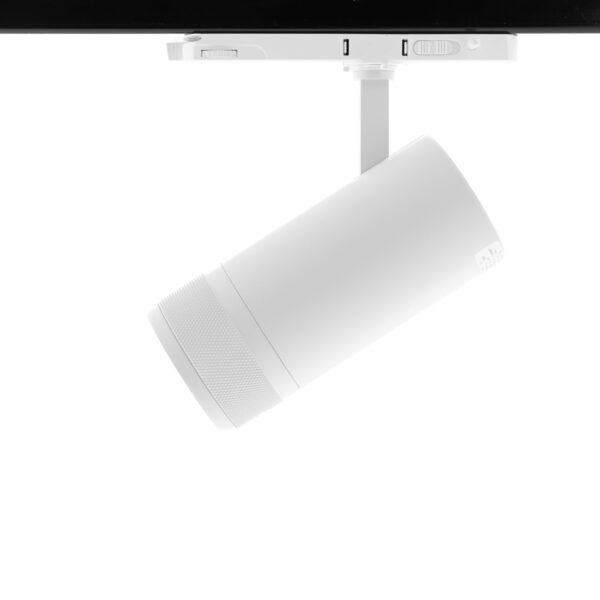 LED track light NEW BONN ZOOM 30W, CCT 3000K-3500K-4000K, 15°-55°, dimmable from driver, 3F, white - Image 2