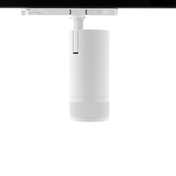 LED track light NEW BONN ZOOM 30W, CCT 3000K-3500K-4000K, 15°-55°, dimmable from driver, 3F, white - Image 3