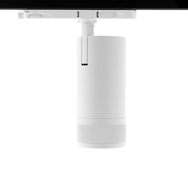 LED track light NEW BONN ZOOM 30W, CCT 3000K-3500K-4000K, 15°-55°, dimmable from driver, 3F, white - Image 3
