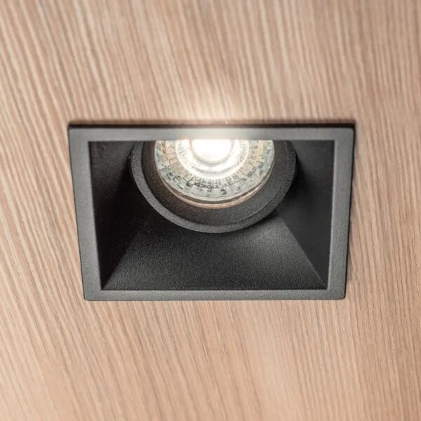 Recessed light SALTO GU10, square, black - Image 3