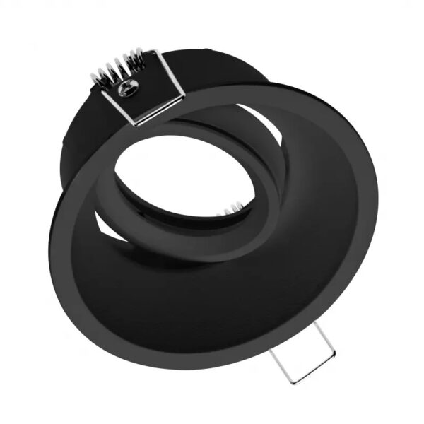 Recessed light SALTO GU10, round, black
