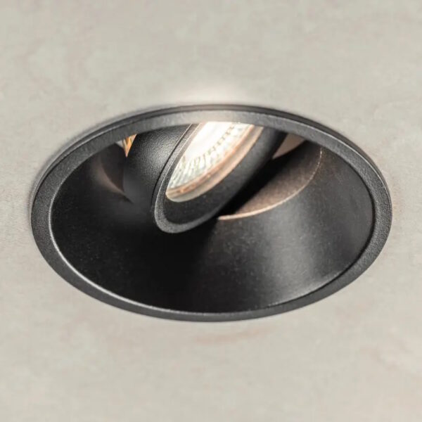 Recessed light SALTO GU10, round, black - Image 3