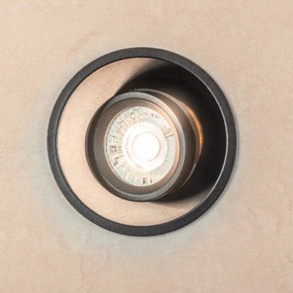 Recessed light SALTO GU10, round, black - Image 4