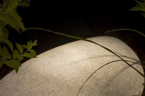 Garden light MARMO 38, E27, 38cm, IP65, 2,5m cable, stone - Image 5