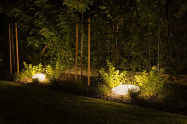 Garden light MARMO 38, E27, 38cm, IP65, 2,5m cable, stone - Image 6