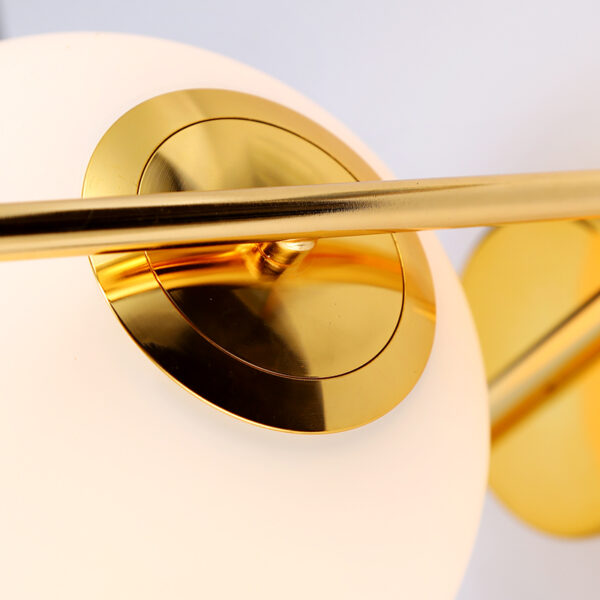 Wall light PLAUEN E27, gold - Image 3