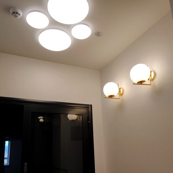 Wall light PLAUEN E27, gold - Image 4