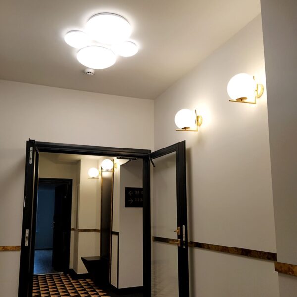 Wall light PLAUEN E27, gold - Image 5