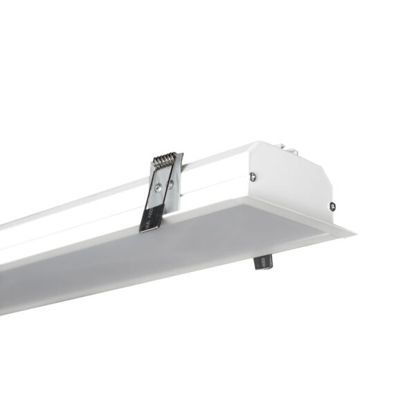 LED Recessed linear light XA-MILO, 30W, 4000K, 3600lm, 120°, 150cm, white