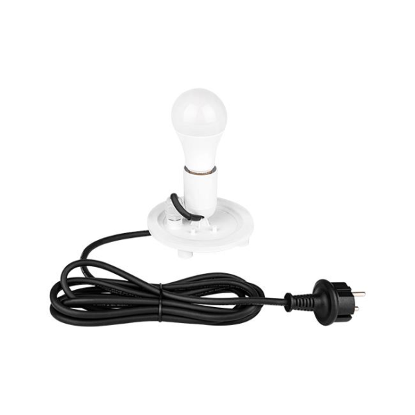 Garden light BALL E27 into ground, Ø35cm, IP65, 3m cable, stone - Image 6
