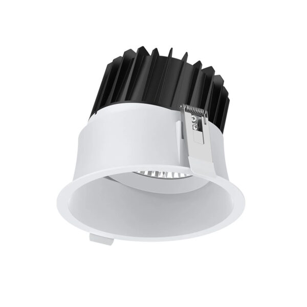 LED Recessed light DL440 series, 25W, 60°, 3000K, UGR<16, IP44 (front), Ø190x149mm, cutout 170-180mm, white - Image 2