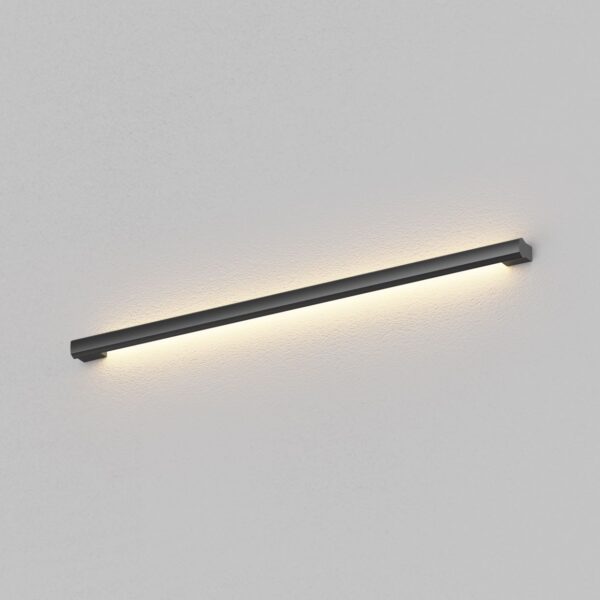 LED Mirror light WL170 series, 20W, 3000K/4000K, 100°, IP54, 60x75x1200mm, black
