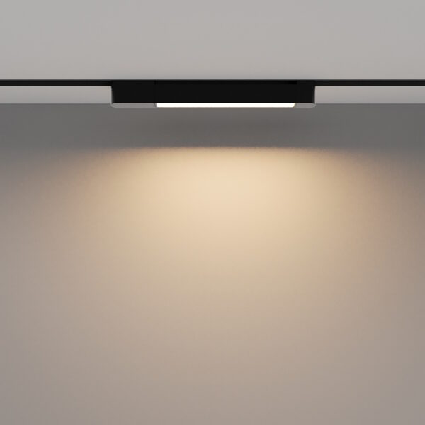 LED track light BASIS 12W, 3000K, 780lm, 110°, 1F, black - Image 2