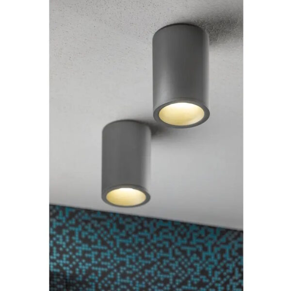Surface mounted light SENSA AQUA GU10, IP54, Ø85x115mm, grey - Image 4