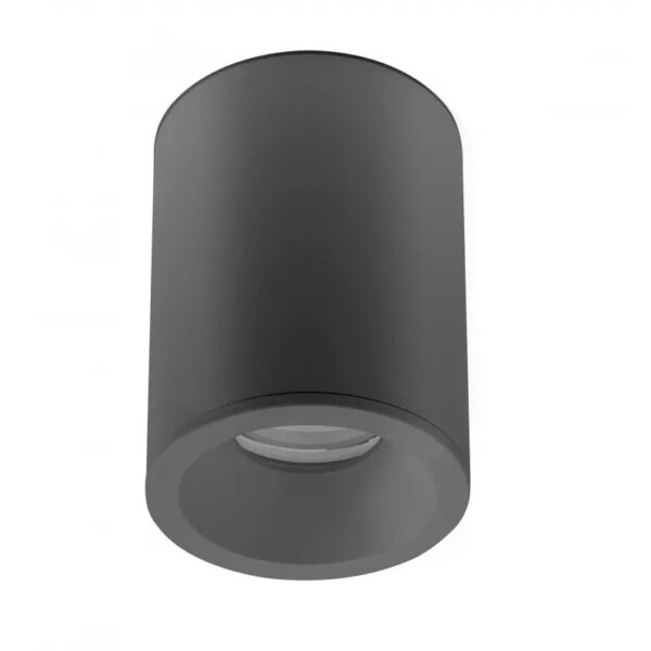 Surface mounted light SENSA AQUA GU10, IP54, Ø85x115mm, black
