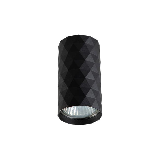 Ceiling light GLAMOUR cylinder, GU10, black