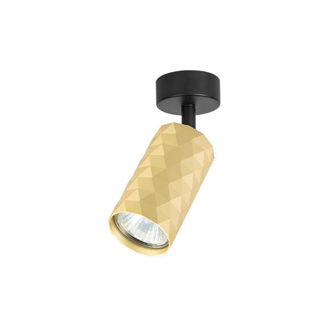Ceiling and wall light movable GLAMOUR, GU10, 1 pcs spot, gold