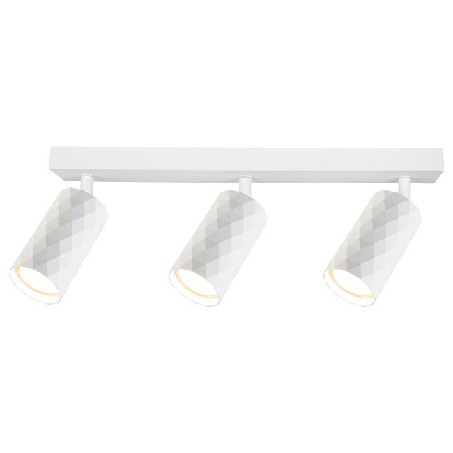 Ceiling and wall light movable GLAMOUR, GU10x3, 3 pcs spot, white - Image 2