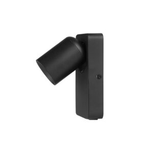 Wall light TIMO, GU10, USB A+C, black