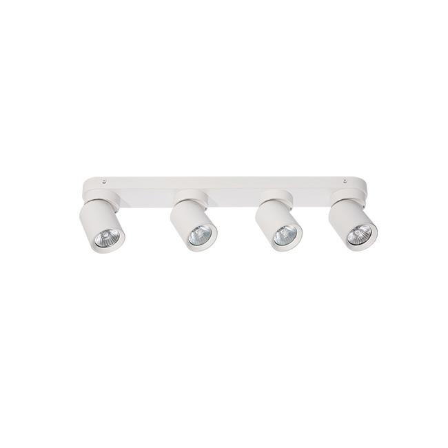Ceiling light TIMO, GU10x4, 4 pcs spot, white