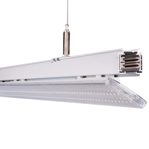 LED track light T-line linear adjustable, 1200mm, 35/40/45/50W, 160lm/W, 3000K, 3F, white - Image 2