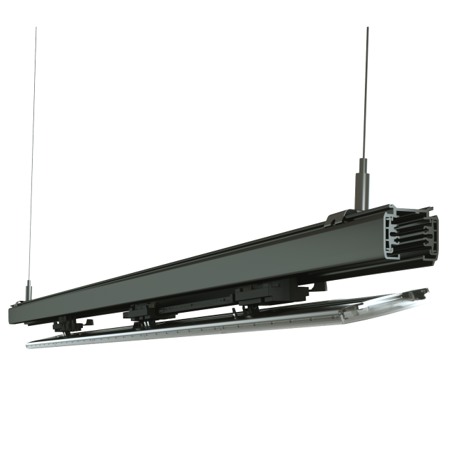LED track light T-line linear adjustable, 1200mm, 35/40/45/50W, 160lm/W, 3000K, 3F, white - Image 3