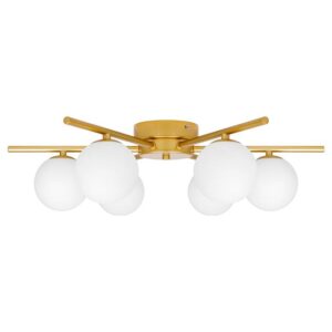 Ceiling light BALI-10, G9x6, gold