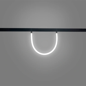VISIONAL VOOLIK LED magnetic track pendant light, 24W, 3000K, black