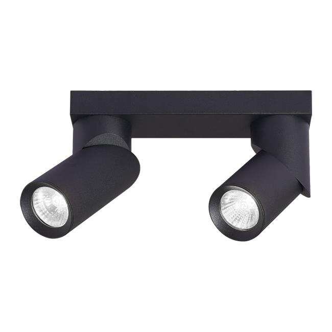 Ceiling light RITA Essen Mini, GU10x2, black