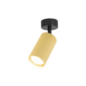 Ceiling and wall light LUCERNO, GU10, gold/black