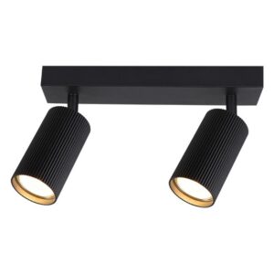 Ceiling light LUCERNO, GU10x2, black