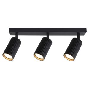 Ceiling light LUCERNO, GU10x3, black