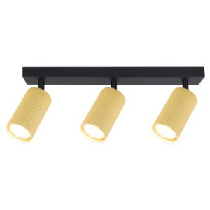 Ceiling light LUCERNO, GU10x3, gold/black
