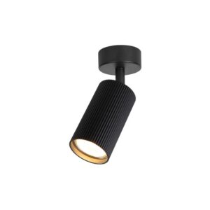 Ceiling and wall light LUCERNO, GU10, black