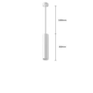 Pendant light HARTHA GU10, Ø53x300mm, white