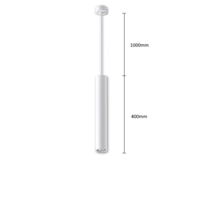Pendant light HARTHA GU10, Ø53x400mm, white