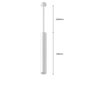 Pendant light HARTHA GU10, Ø53x500mm, white