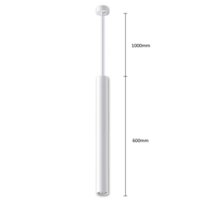 Pendant light HARTHA GU10, Ø53x600mm, white